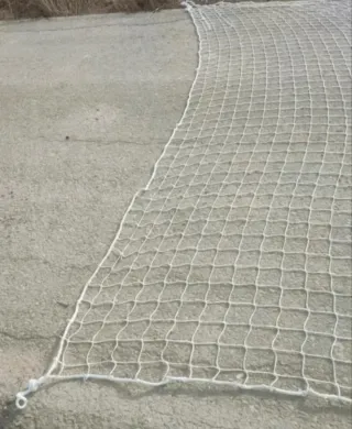 Red de obra seguridad blanca 5x11m nueva