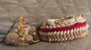 Caja decorativa conchas