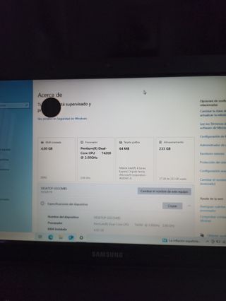 Portátil Samsung NP300E5A Negro