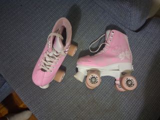 Patines rosas talla 31-34