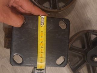 4 Ruedas Hierro Fundido Antiguas