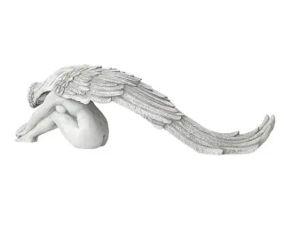 Figura de ángel de piedra