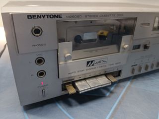 Benytione stereo cassette deck M 2606 D, le falta embellecedores, pero funciona, modulo