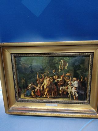 3 Cuadros, ilustracion, laminas poliesmaltadas Miguel Angel HOUASSE 31,5 x 23,5 cm.