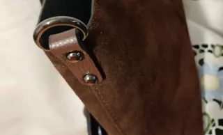 Borsa in camoscio marrone