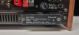 Amplificador HiFi Sansui AU-555A (1971)