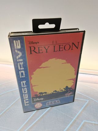 videojuego mega drive DISNEY EL REY LEON SEGA MEGA DRIVE