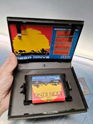 videojuego mega drive DISNEY EL REY LEON SEGA MEGA DRIVE