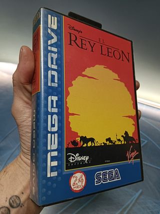 videojuego mega drive DISNEY EL REY LEON SEGA MEGA DRIVE
