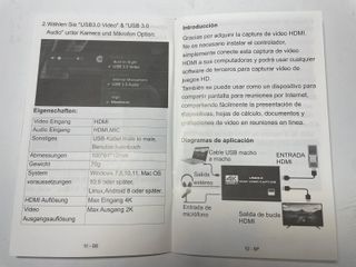 Capturadora Video HDMI 4K USB 3.0 NUEVA