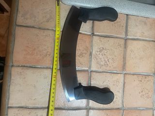 Mezzaluna Cucina Lama Curva Acciaio