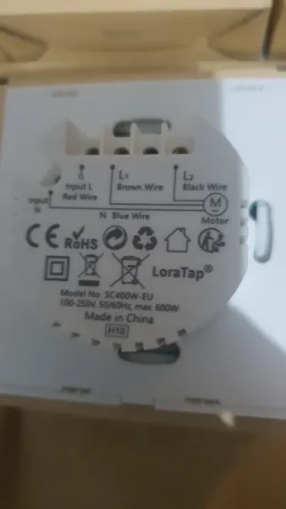 Interruptor Táctil H161 para Cortinas Motoriz