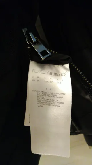 Giacca donna Fiorella Rubino nera taglia L