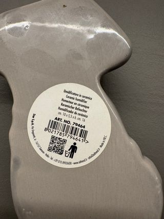 Busto decorativo in ceramica