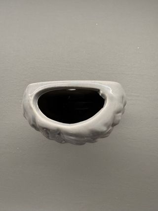 Busto decorativo in ceramica