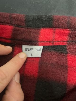 Camisa cuadros motero Talla L