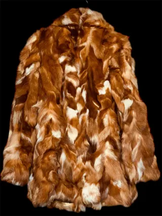 Chaquetón zorro rojo combinado vintage