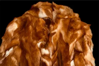 Chaquetón zorro rojo combinado vintage