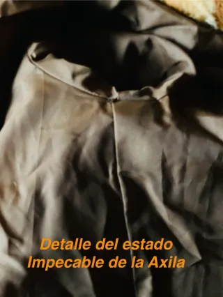 Chaquetón zorro rojo combinado vintage