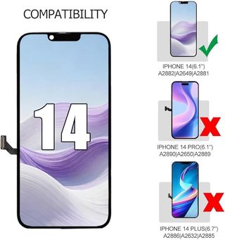 FTDLCD pantalla OLED iPhone14 FHD kit completo