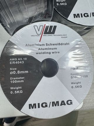 Bobina Aluminio ER4043 (0.5kg)