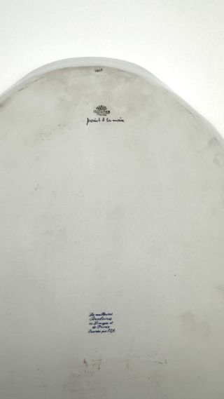 Grande Vassoio Limoges Dipinto a Mano