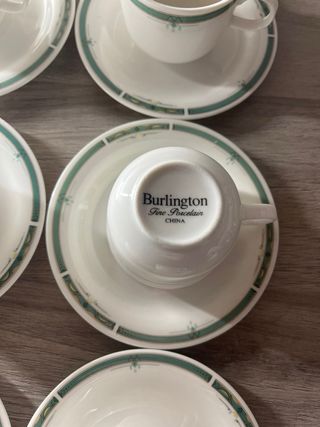 Servizio Tè/Caffè Porcellana Burlington