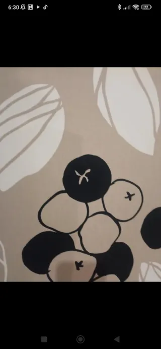 Set 3 arazzi tessuto beige e nero