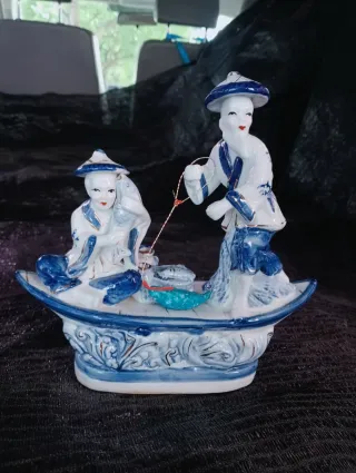 Figuras antiguas de porcelana