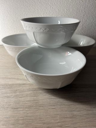 Set 4 ciotole porcellana Andrea Fontebasso 1760