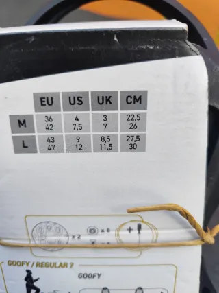 Fijaciones snowboard