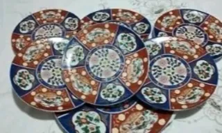 Servizio torta vintage porcellana