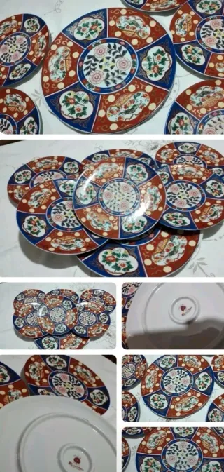 Servizio torta vintage porcellana