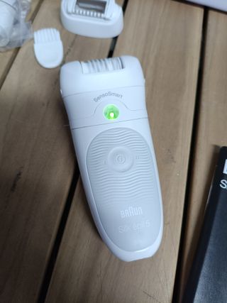 Braun Silk-épil 5 5-625 Depiladora Eléctrica Mujer para una Depilación Suave, 3 en 1, Uso en Seco y Mojado, Blanco/Gris