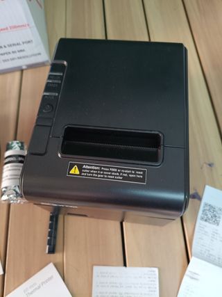 Approx APPPOS80AM - Impresora Térmica de Tickets, 200 mm/s, Papel 80 mm, Corte Automático y Manual, Negro