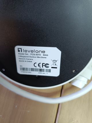 Camara IP Level One Mini Domo No WiFi 2 Megapixel PoE Exterior Antivandalica FCS-3073