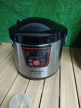 Orbegozo MCP 6000 - Máquina de cocinar programable, 11 programas, pantalla LCD, 5 L de capacidad, temporizador, recetario, 8436044539749