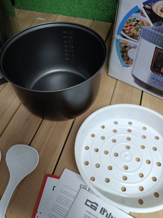 Orbegozo MCP 6000 - Máquina de cocinar programable, 11 programas, pantalla LCD, 5 L de capacidad, temporizador, recetario, 8436044539749