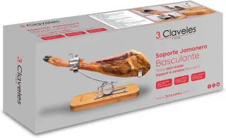 Soporte Jamonero 3 Claveles Basculante