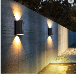 Applique da parete nero metallo