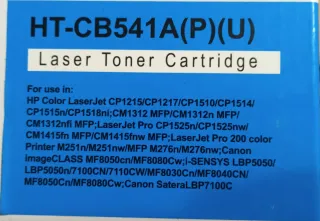 Cartuccia toner laser compatibile HT-CB543A(P)(U)