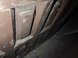 Puerta antigua madera siglo XVII