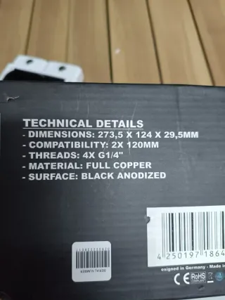 Alphacool Radiador para refrigeración por Agua