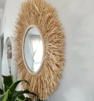 Espejo 72cms Macramé