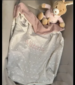 Copertina culla neonato 55x84 cm