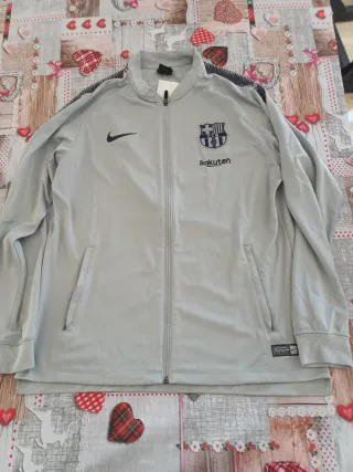 Giacca Nike FC Barcelona Grigia