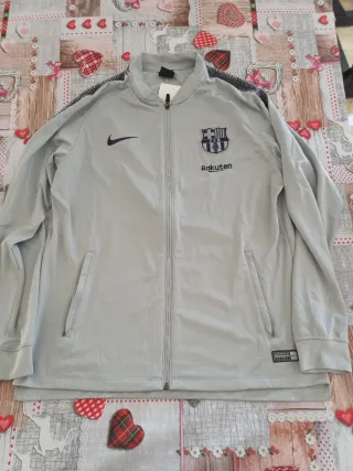Giacca Nike FC Barcelona Grigia