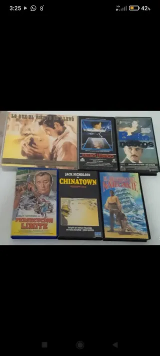 Pelis 16 Lote 6 Film VHS