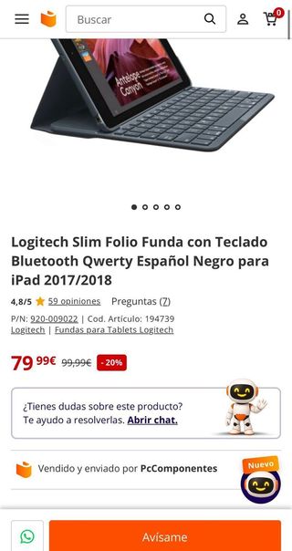 Logitech Slim Folio iPad Keyboard Case