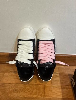 Numeris Atelier Zapatillas Negras y Rosas